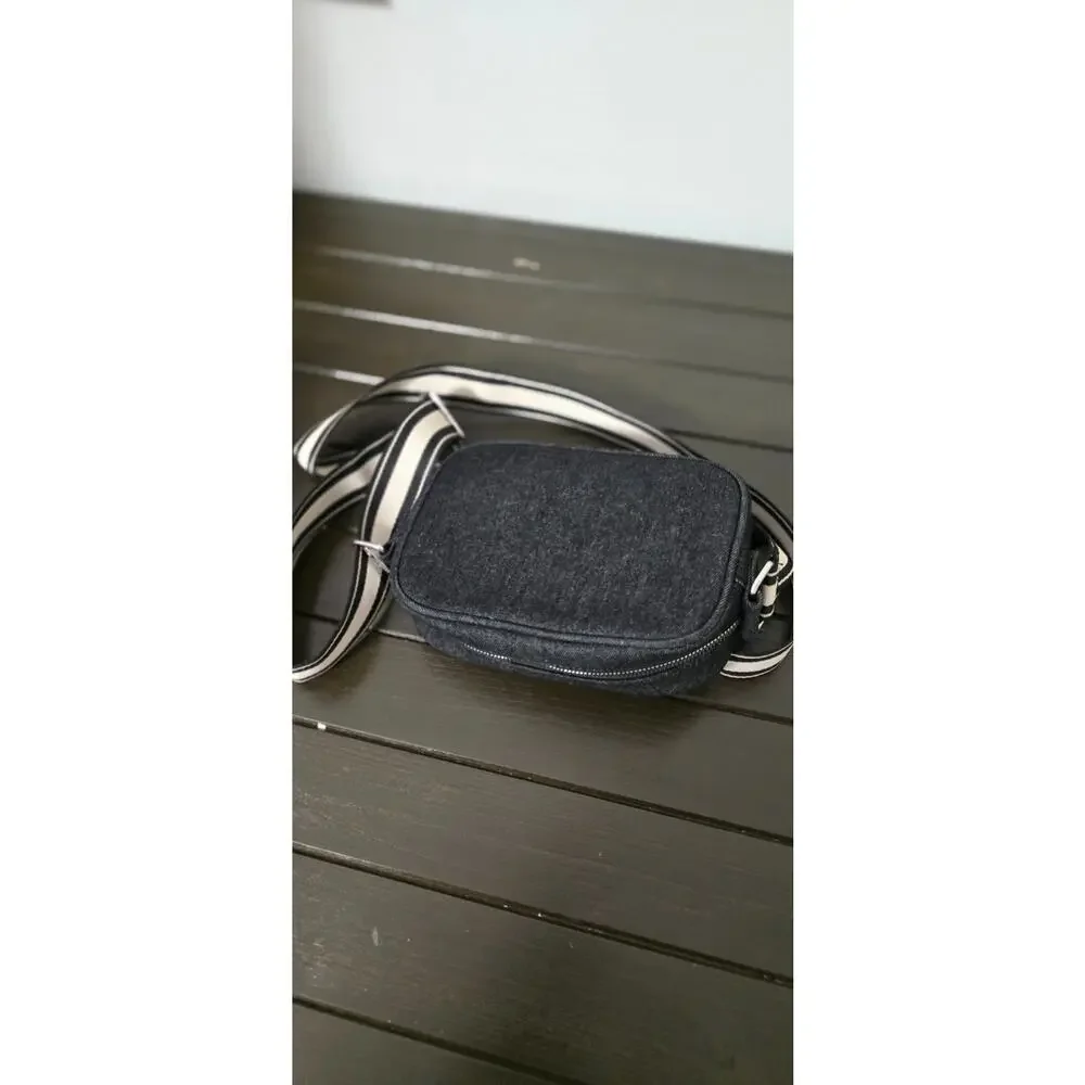 US Polo Assn Mens Dark Denim Camera Bag Crossbody Shoulder Purse Adjustable